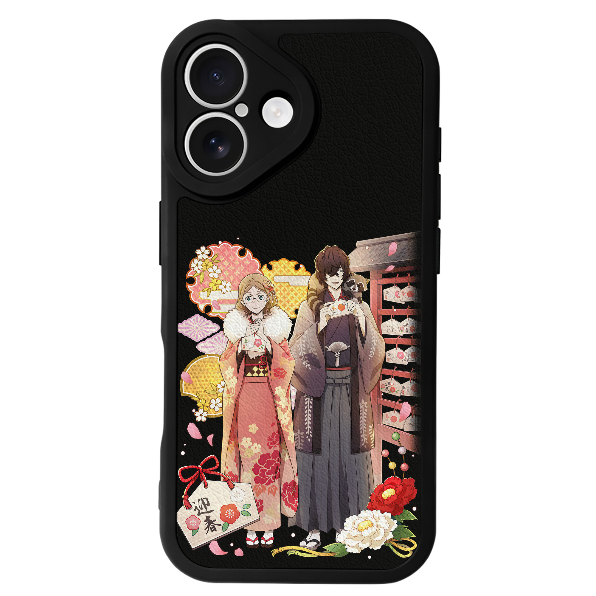 （画像用） 文豪ストレイドッグス Bungo Stray Dogs 【iPhone 16シリーズ対応】シリコンスマホケース（レザー調） 材質：シリコン